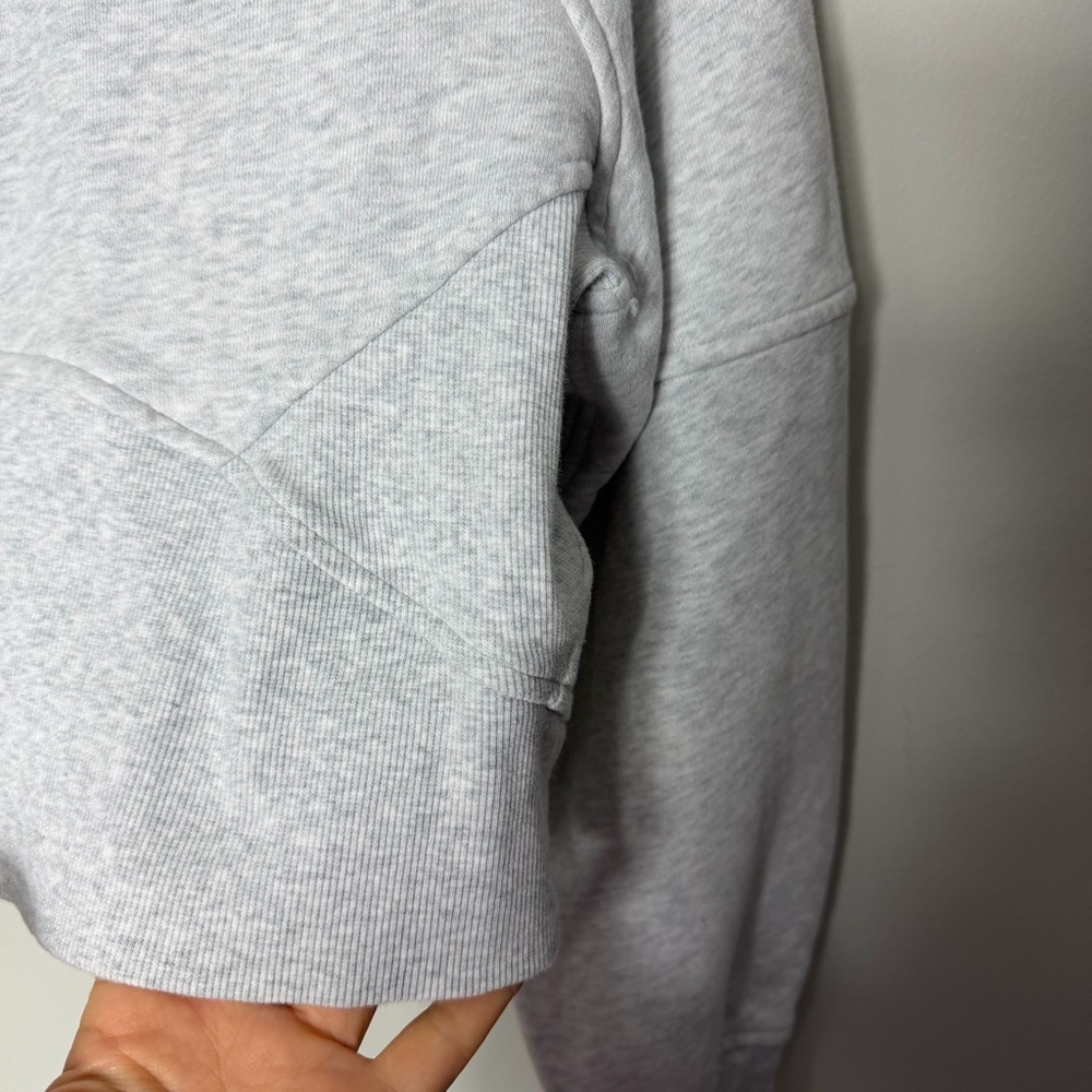 Lululemon Scuba Half Zip Oversized Hoodie Hooded Sweatshirt Gray XS/S *s - Picture 11 of 11